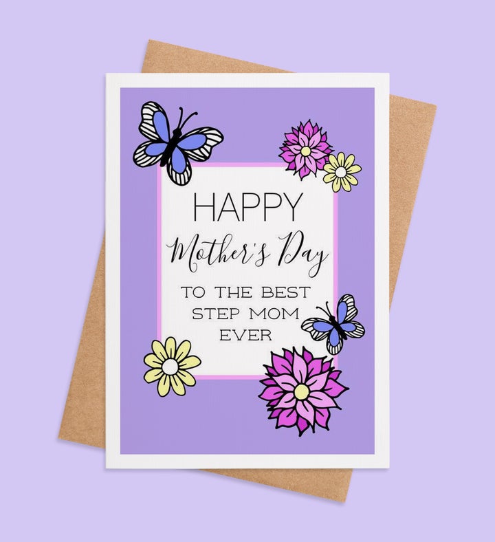 Stepmom'S Garden Of Love Mothers Day Greeting Card Image