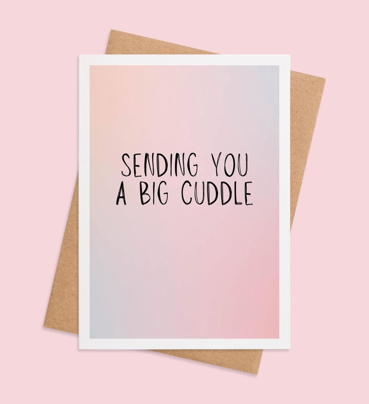 Cuddle Wave Connection Friendship Greeting Card