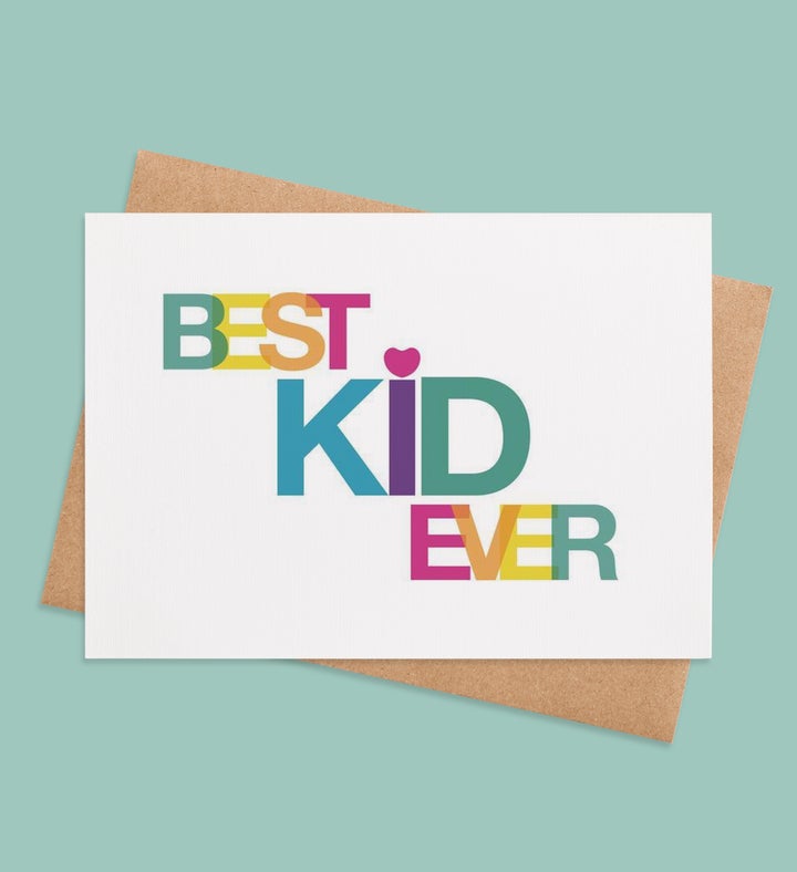 You Are Simply The Best Kid Just Because Greeting Card Image