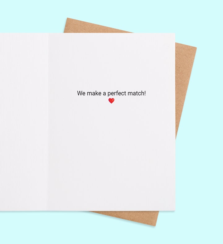 Love Equation Anniversary Greeting Card Inside view