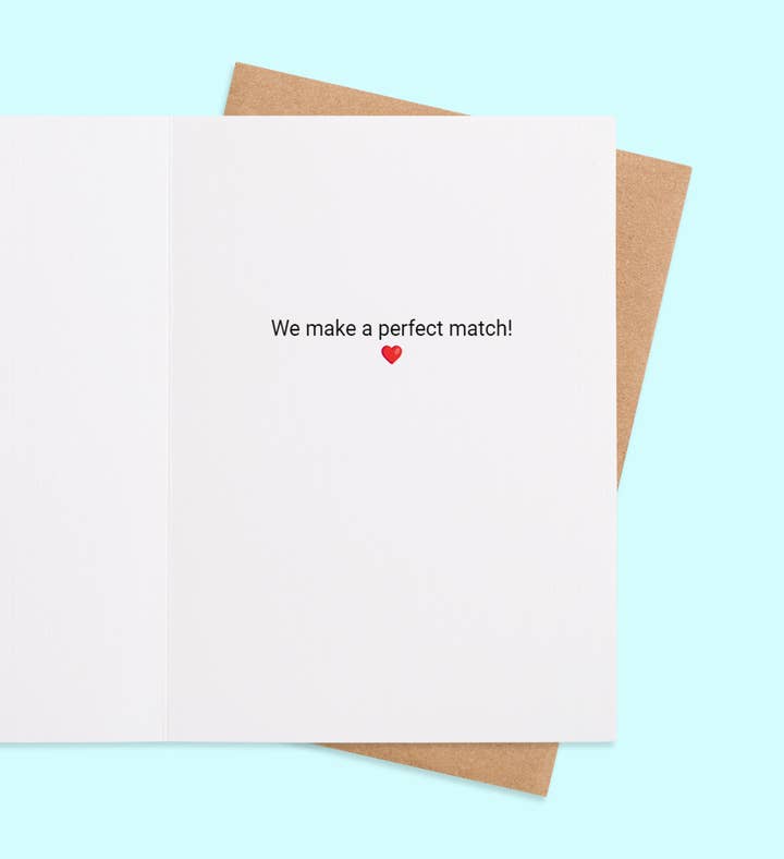 Love Equation Anniversary Greeting Card Inside Image