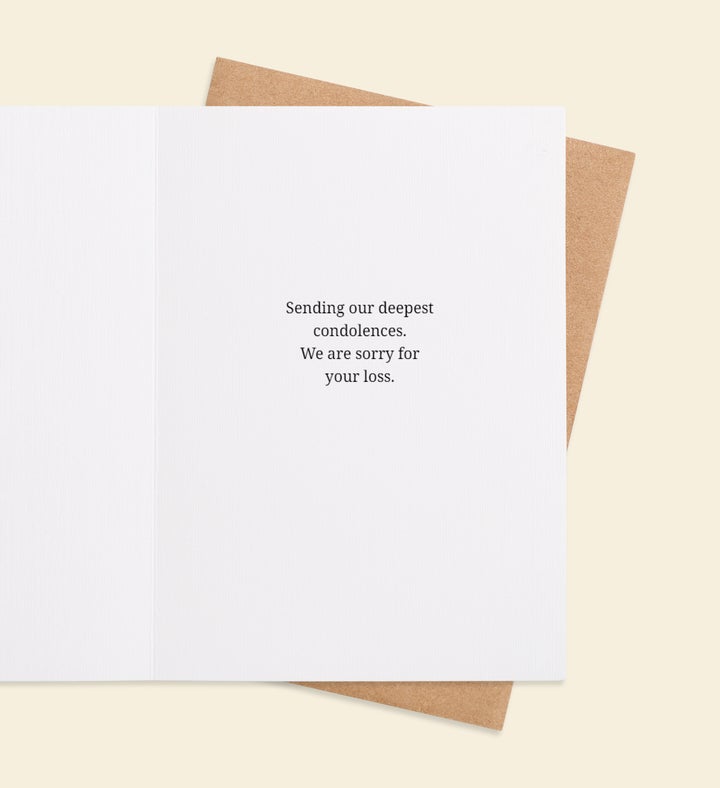 Hugs & Heartfelt Healing Get Well Greeting Card Inside view