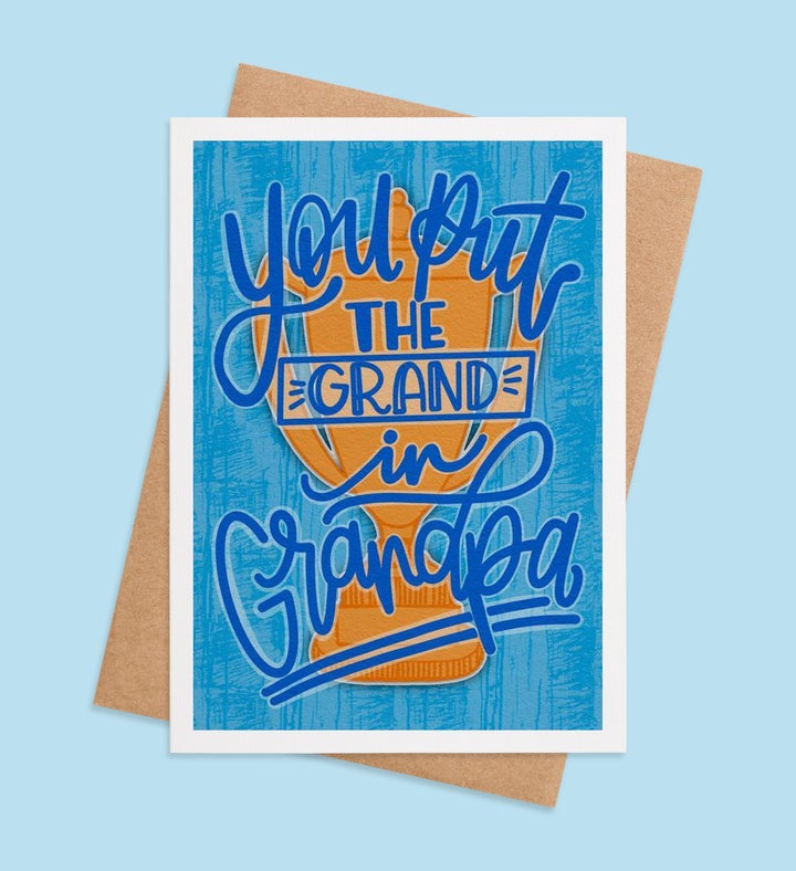 Grand Champion Grandpa Birthday Greeting Card