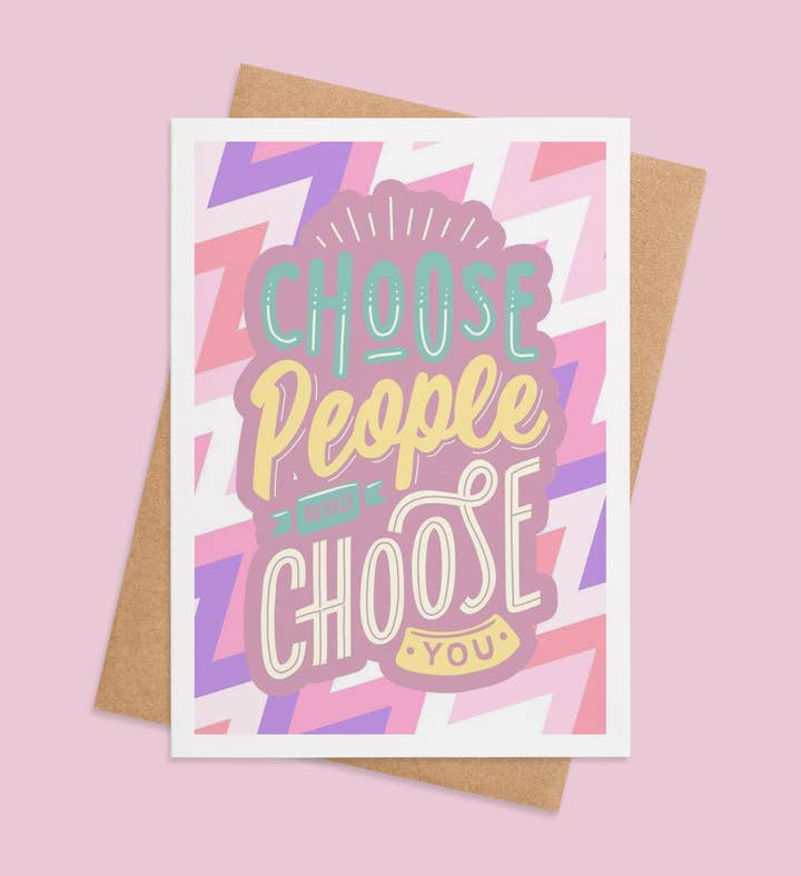 Choose Joyful Connections Encouragement Greeting Card Image