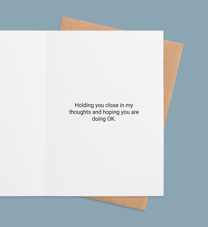 In Loving Remembrance Sympathy Greeting Card Inside Image