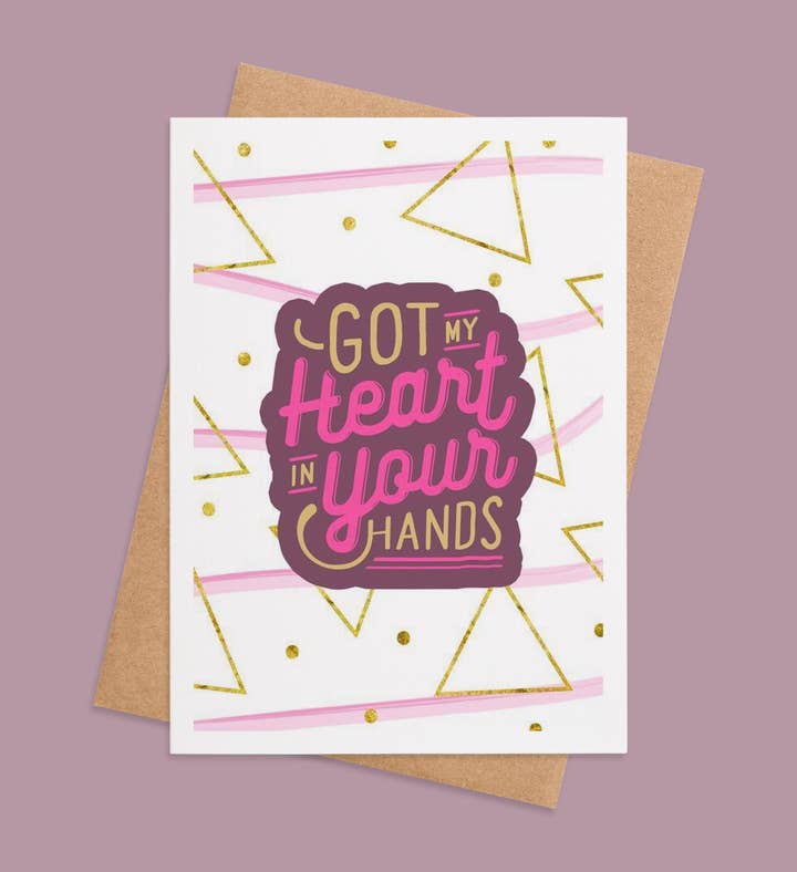 Heartfelt Embrace Love Romance Greeting Card Image