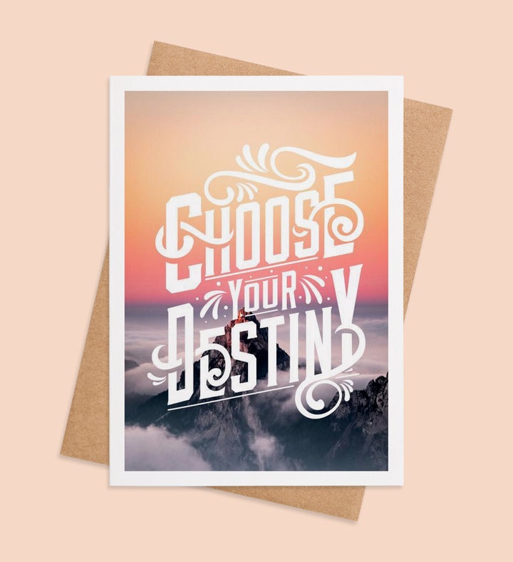 Summit Your Spirit Encouragement Greeting Card Image