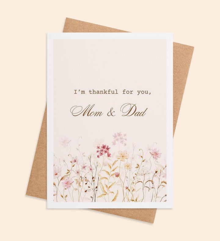 Grateful Blooms For You Thanksgiving Greeting Card