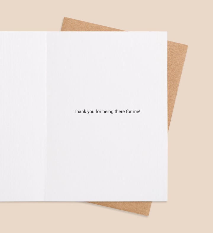 A Grateful Heart For My Brother Thanksgiving Greeting Card Inside Image