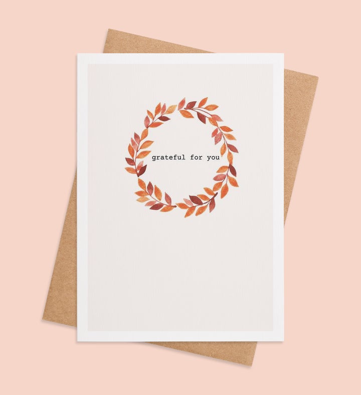 Thanks And Giving Thanksgiving Greeting Card
