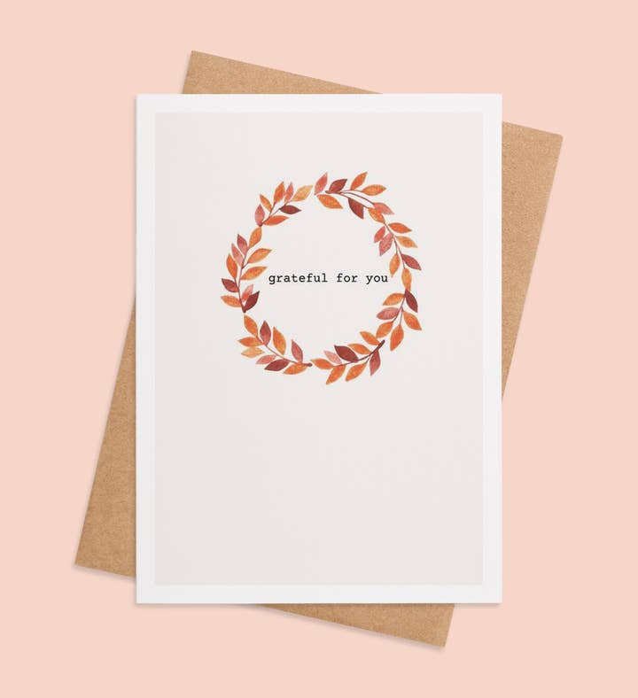 Thanks And Giving Thanksgiving Greeting Card Image