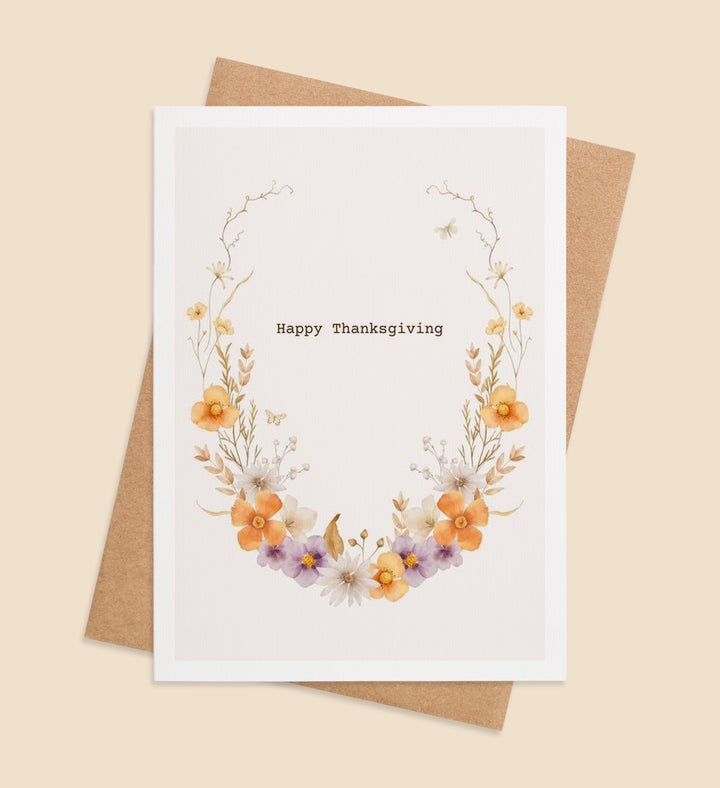 Gratitude Blooms Thanksgiving Greeting Card Image