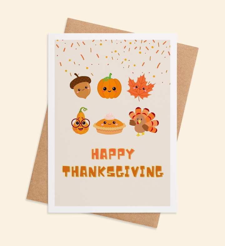 Gobble Up the Joy Greeting Card
