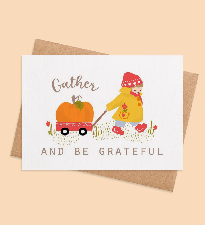 Harvest Heartstrings Greeting Card