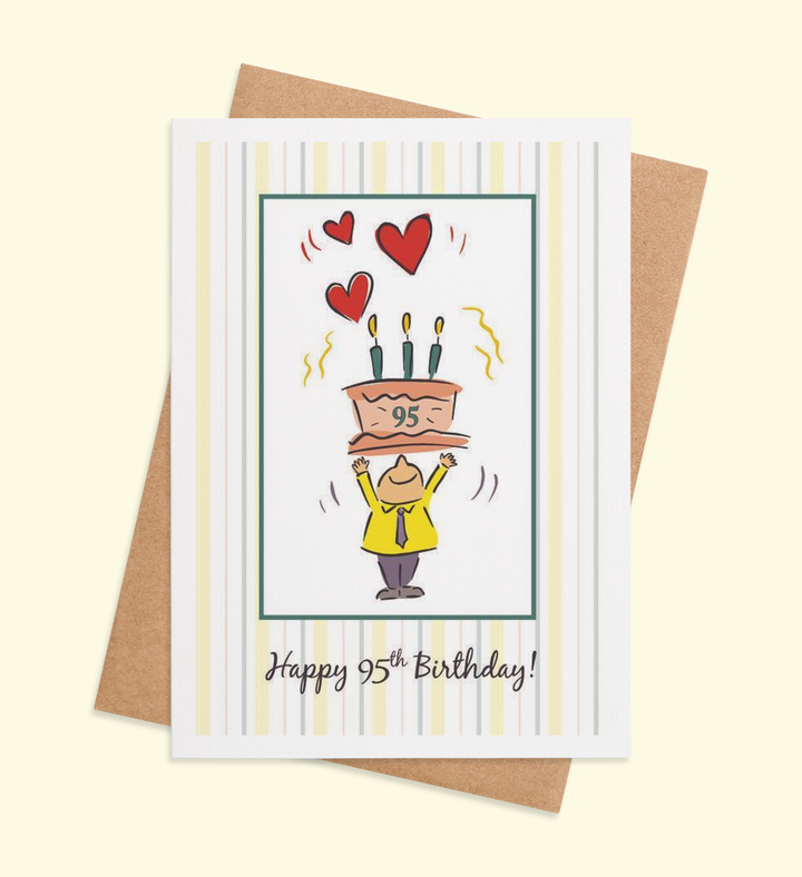 Cake-Top Triumph Greeting Card