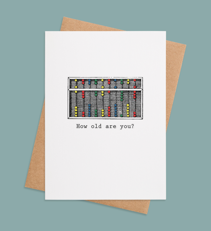 Counting the Years Greeting Card