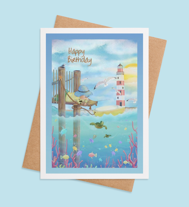A Reel-y Happy Birthday Greeting Card