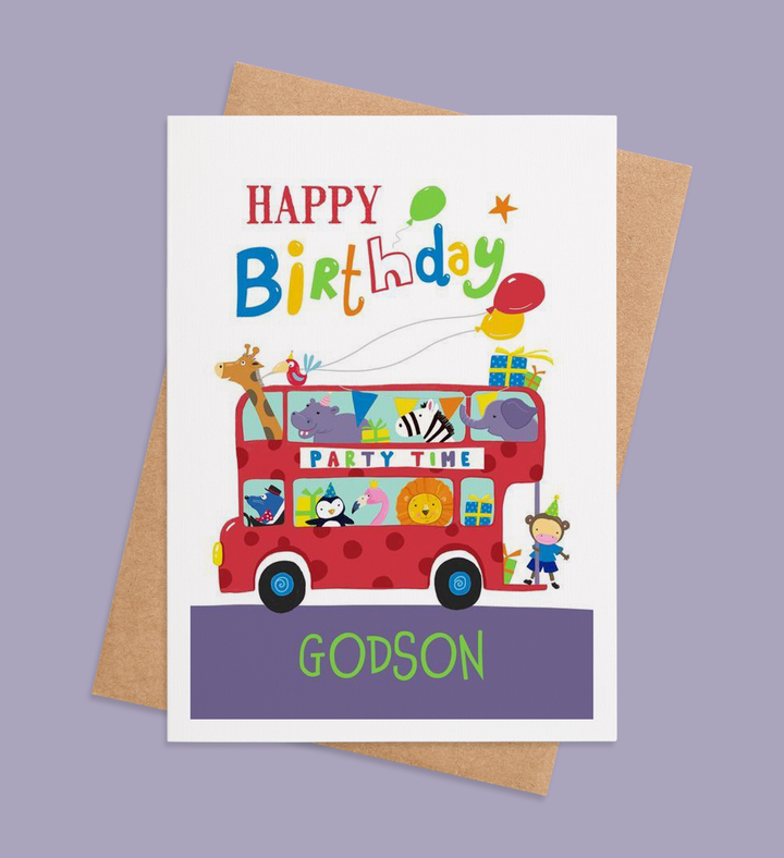 Safari Party Express Greeting Card