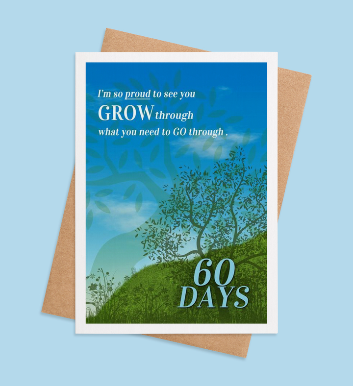 Growing Through the Journey Greeting Card Image