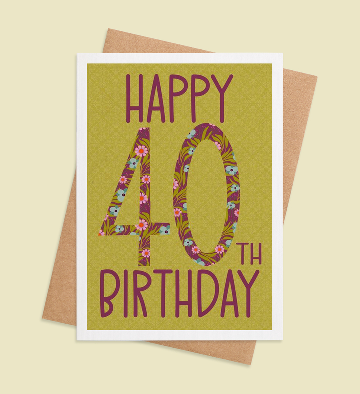 Floral Forty Festivity 