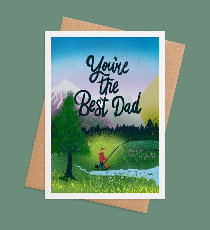 Fishing for Love Greeting Card