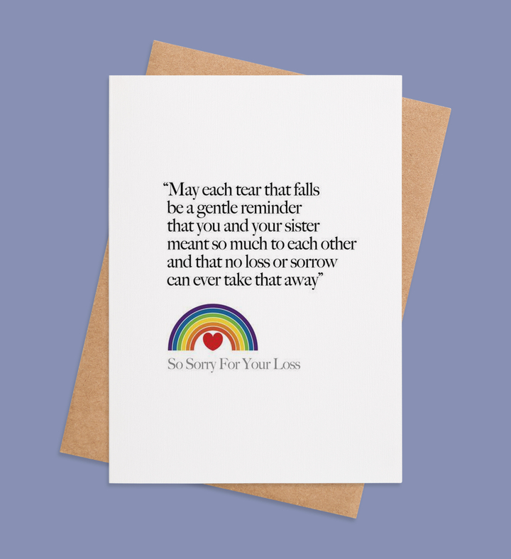 Rainbow Remembrance Greeting Card