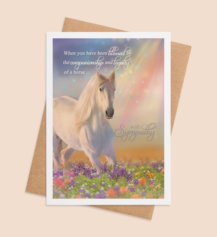 Equine Eternity Greeting Card