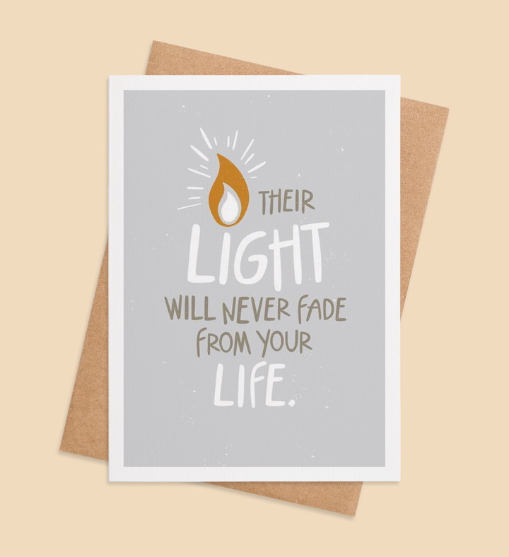 Eternal Flame of Memory Greeting Card Image