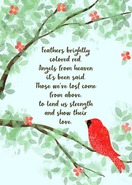Cardinal's Whisper of Love Greeting Card