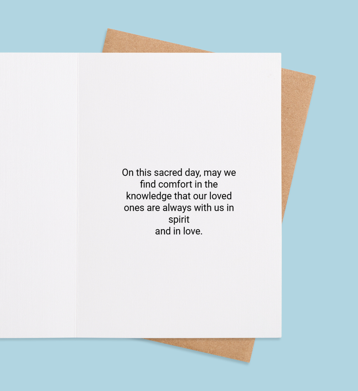 Eternal Embrace Fiesta Greeting Card Inside Image