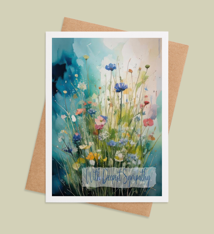 Eternal Grace Bouquet Greeting Card Image