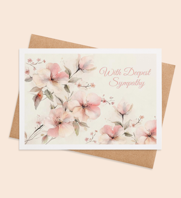 Blossoms of Solace Greeting Card Image