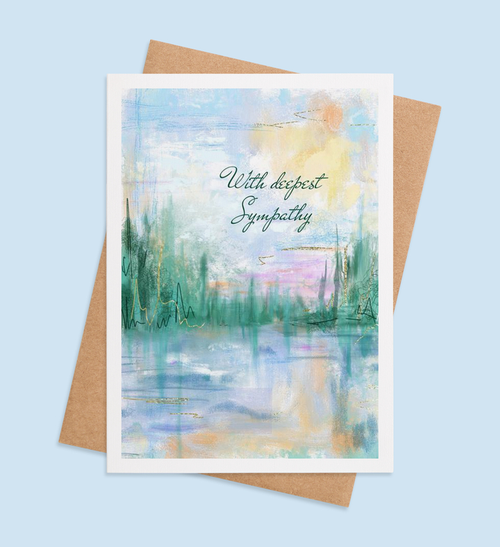 Echoes of Serenity Greeting Card