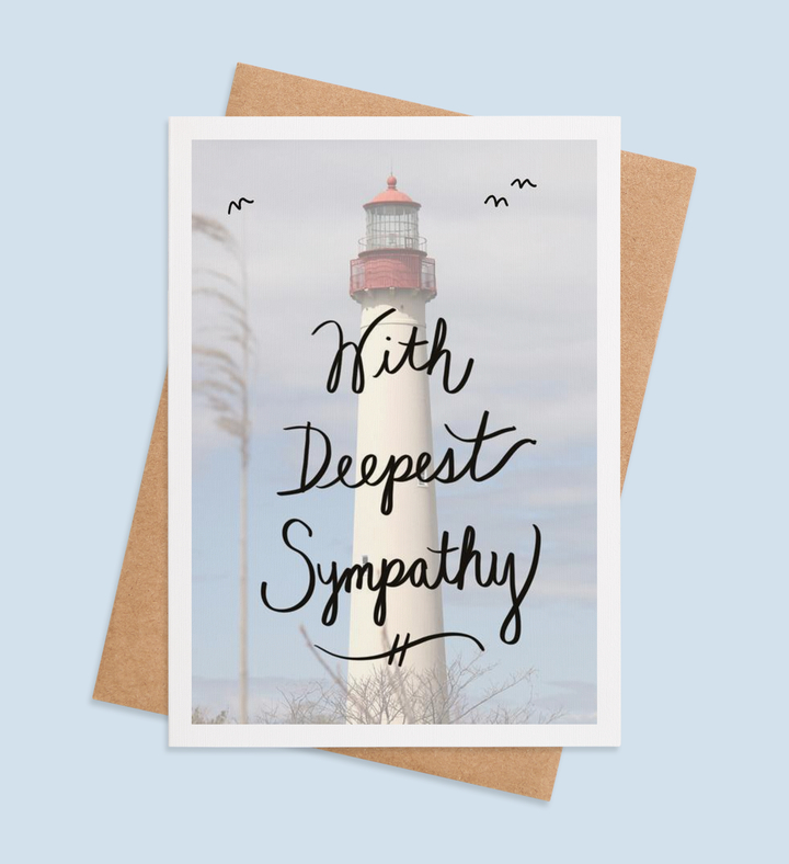 Beacon of Comfort Greeting Card