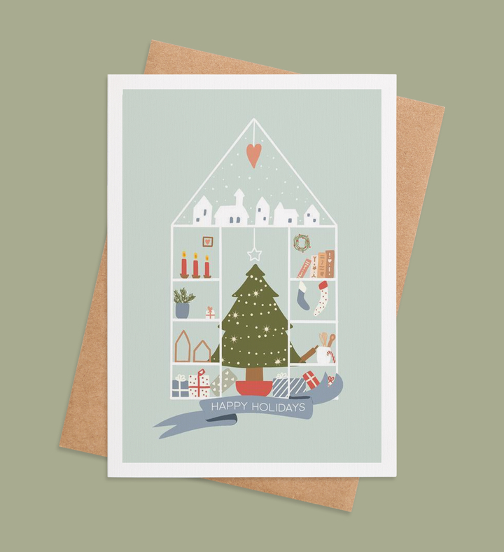 Heartwarming Holiday Haven Greeting Card