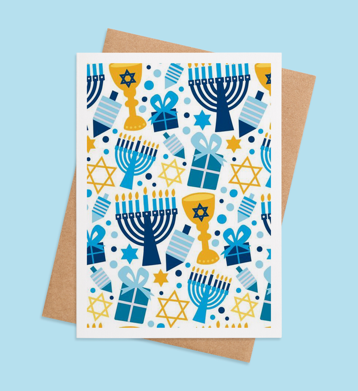 Festival of Lights Delight Greeting Card