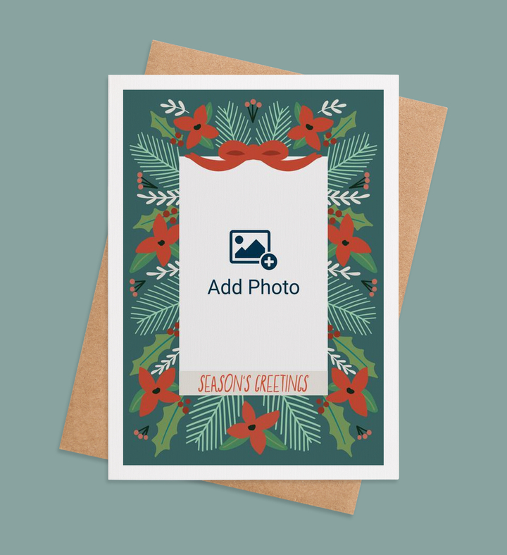 Festive Frame of Joy Greeting Card