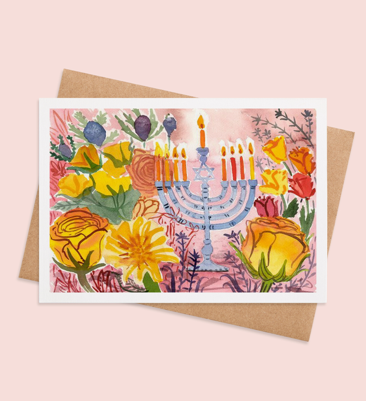 Festival of Lights in Bloom Greeting Card