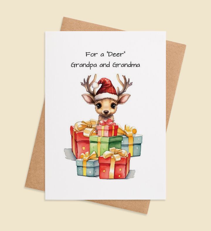 Reindeer Wishes: A Gift for Loved Ones Greeting Card
