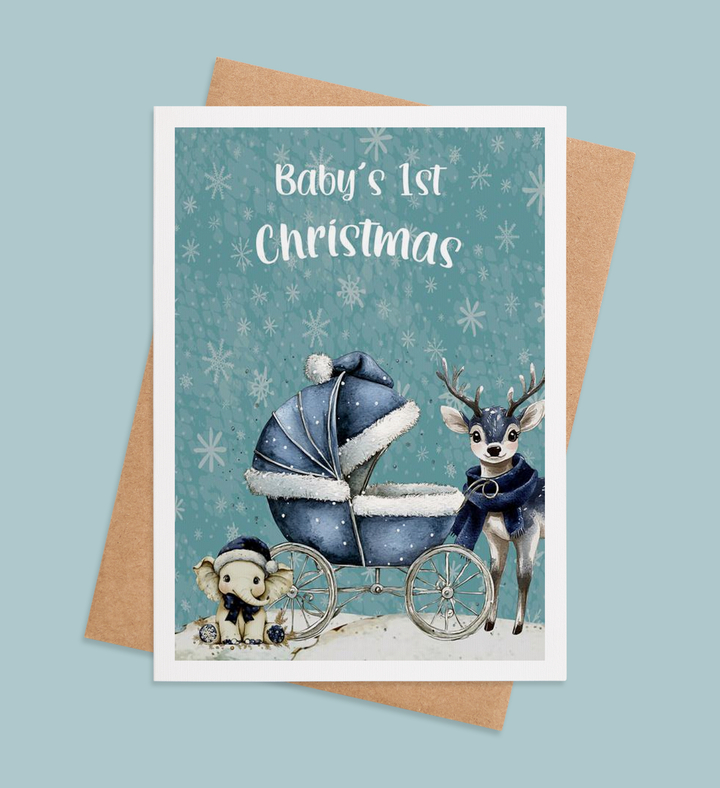 Winter Wonderland's New Arrival Greeting Card Image
