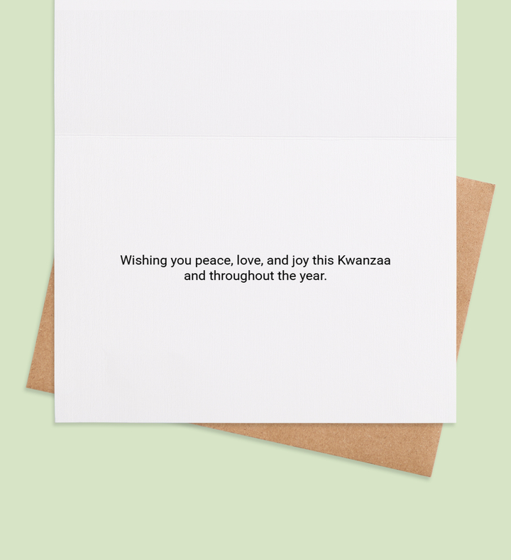 Harmony in Kwanzaa Greeting Card Inside Image