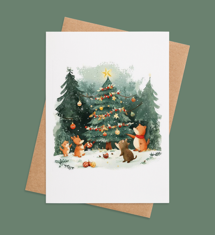 Forest Friends' Yuletide Joy 