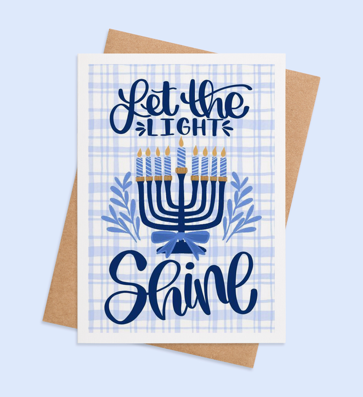 Radiance of Hanukkah Greeting Card Image
