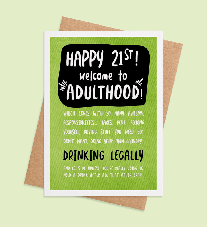 Cheers to Adulthood