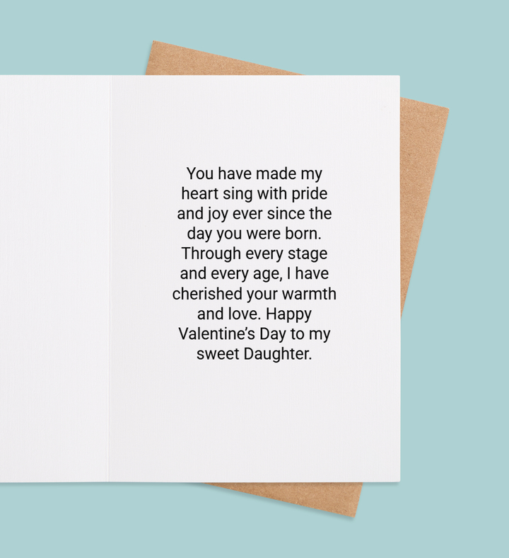 Heartfelt Candies for Daughter Inside Image