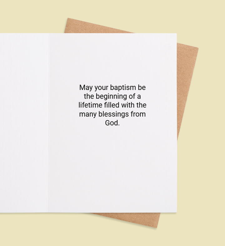 Gentle Blessings Baptism Inside Image