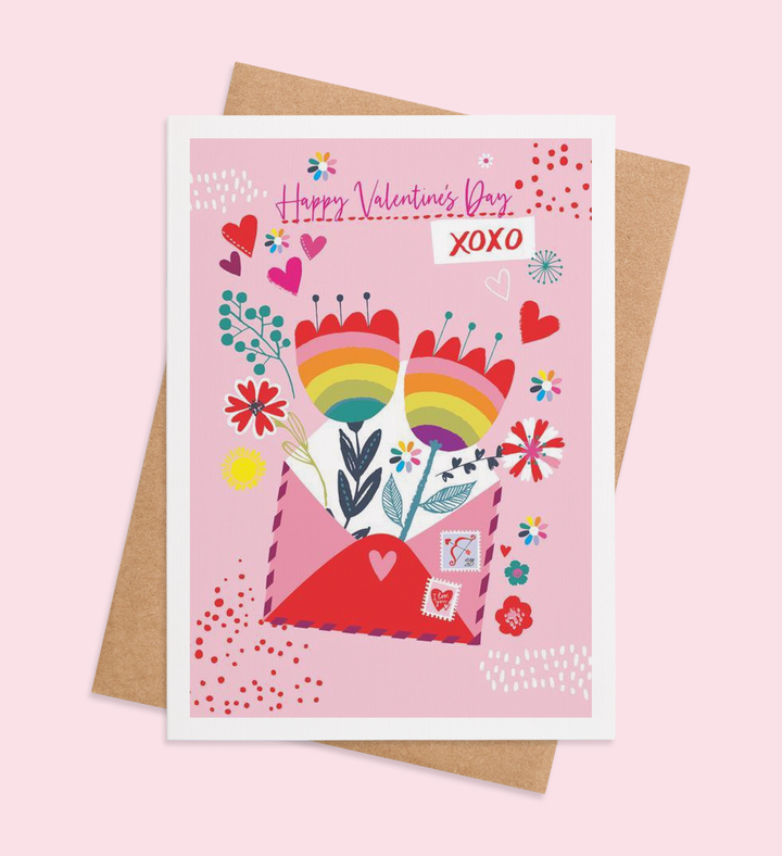 Rainbow Blooms of Love Image