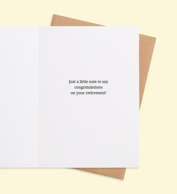 Post It Retirement Wit Inside view