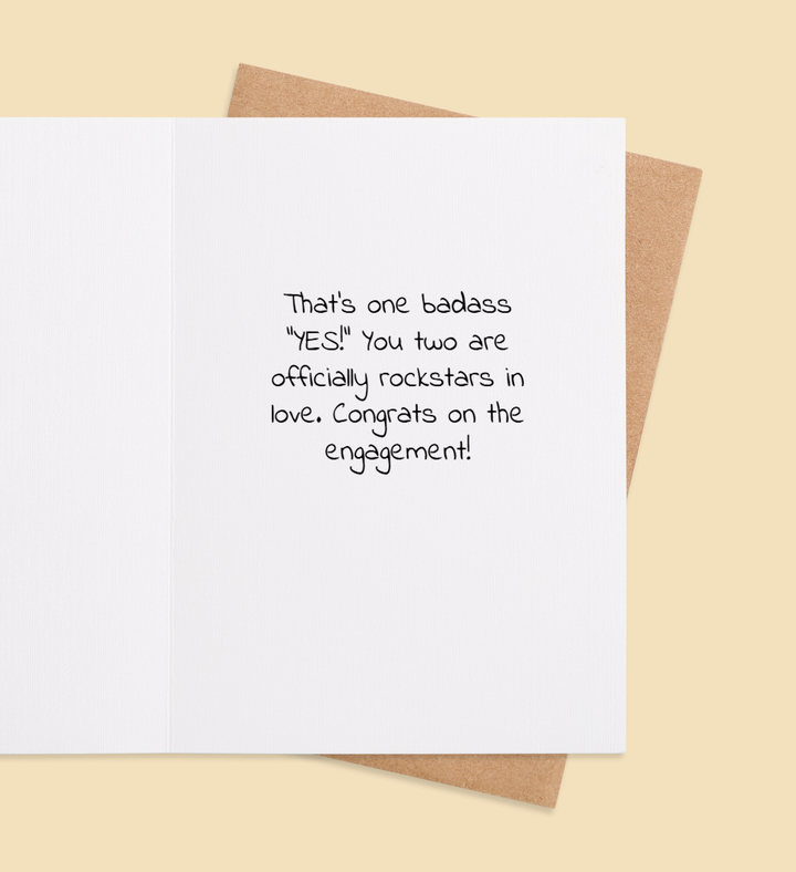 Rock On, Engaged! Inside Image