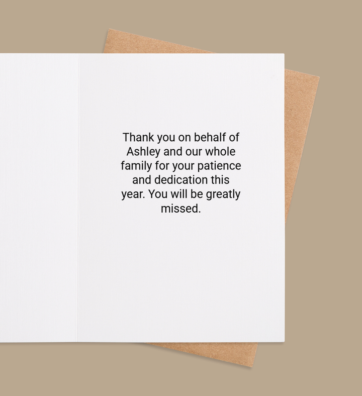 Spud tacular Teacher Tribute Inside Image